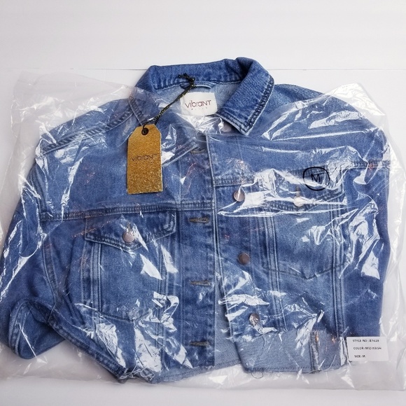 LAST ONE! Fashion Nova by Vibrant Denim Jacket - Picture 8 of 11